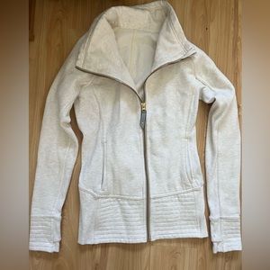 Lululemon Women’s Radiant Jacket in Cream - size 2